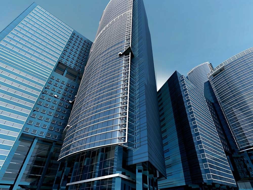 High-rise commercial building