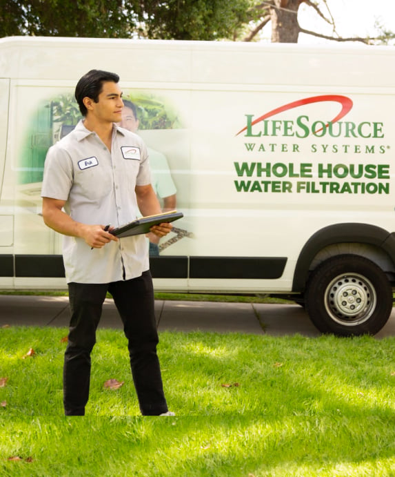 LifeSource water filtration system close-up