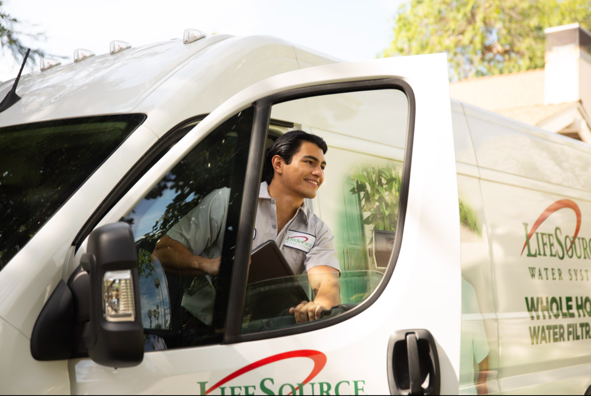 LifeSource service van and filtration specialist