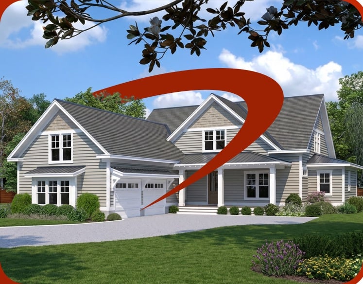Suburban home protected by whole house water filtration