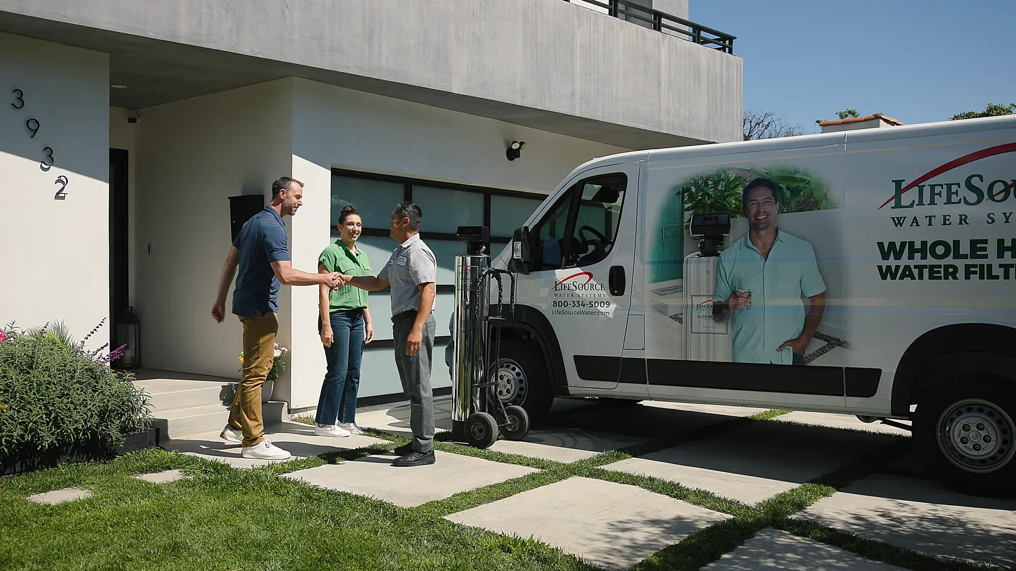 LifeSource installation van