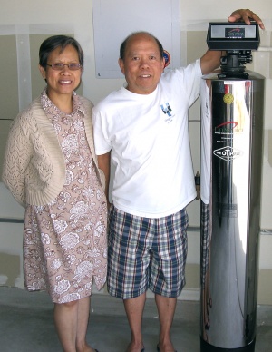 lifesource customer(s) with lifesource water tank