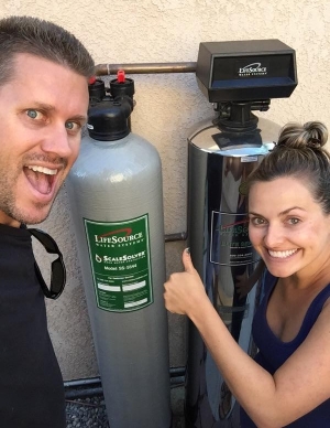 lifesource customer(s) with lifesource water tank